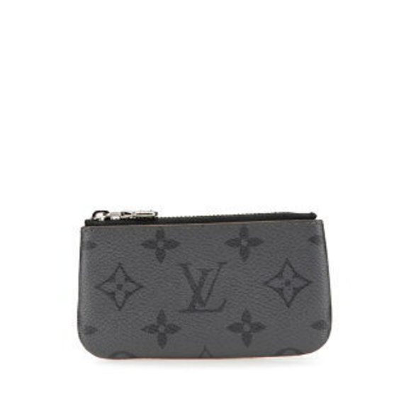 Louis Vuitton Eclipse Black Pochette Reverse Case Gray Black - Picture 1 of 8